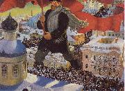 Boris Kustodiev The Bolshevik oil on canvas